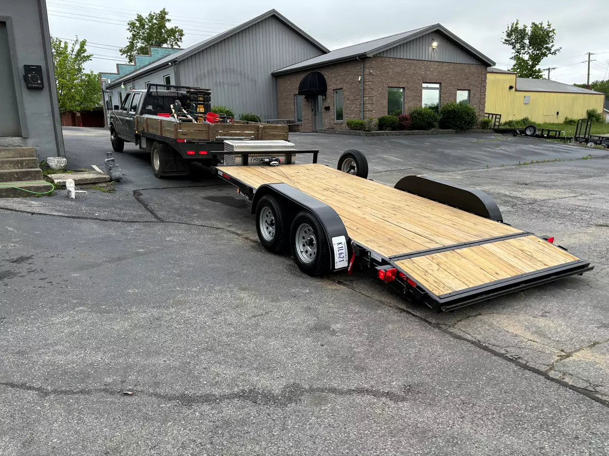 7x16 car hauler trailer