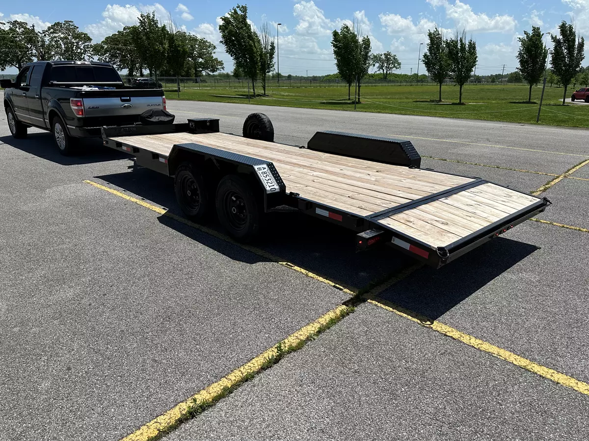 used 20 ft car hauler trailer for sale